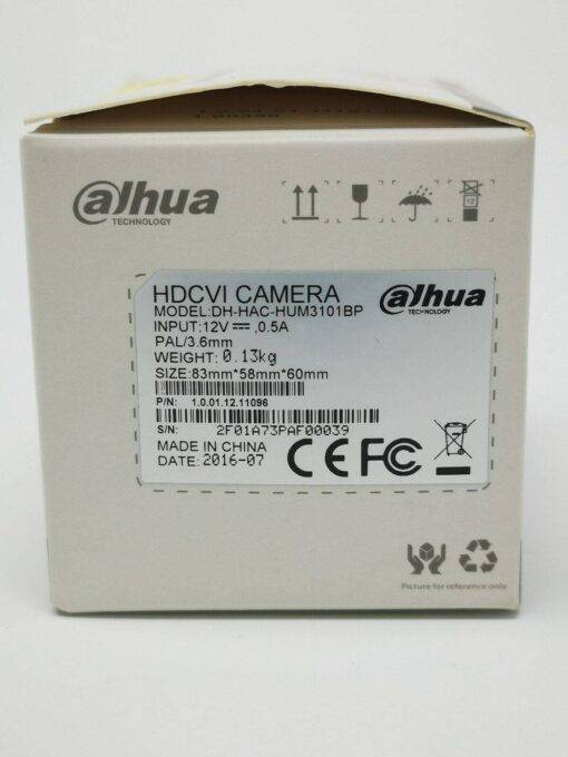 Dahua HDCVI Miniature Camera /DH-HAC-HUM3101BP - Image 4